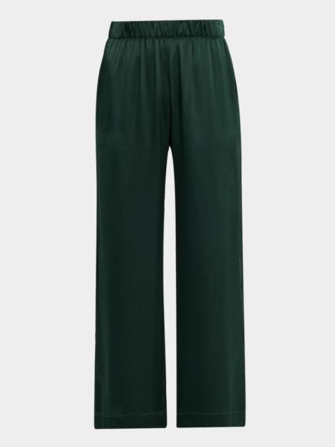 SABLYN Brynn Wide-Leg Silk Pants