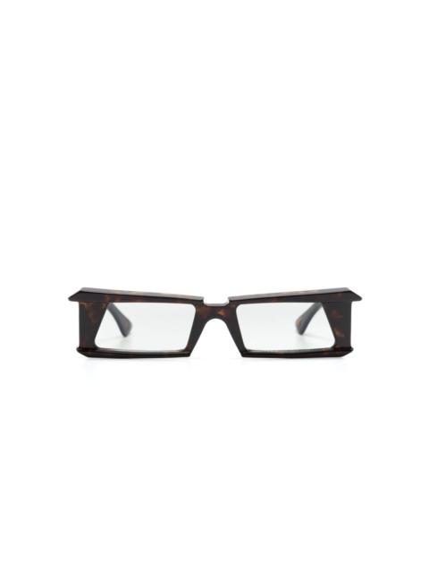 Kuboraum X21 rectangle-frame sunglasses