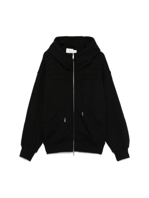 FENG CHEN WANG pleated hoodie