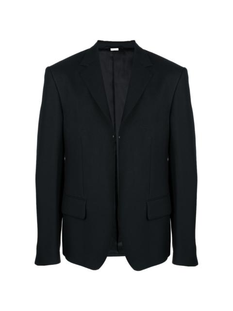 buttonless long-sleeved blazer
