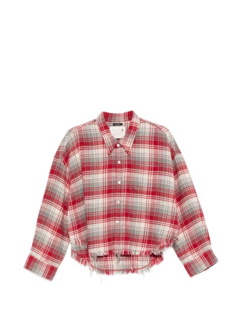 R13 plaid shirt