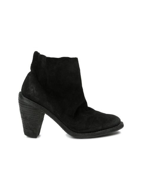 tapered heel ankle boots