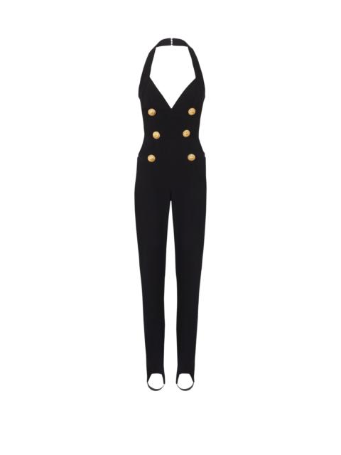 Crepe tailored jumpsuit