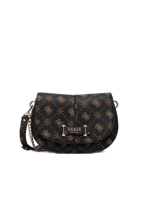 GUESS USA Carrie monogram chain cross body bag