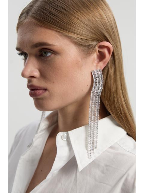 KAREN MILLEN Diamante Drop Earrings
