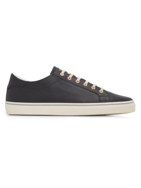 Brunello Cucinelli Men's Leather Low-Top Sneakers - Black