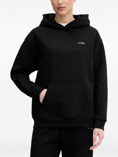 GUESS USA NAT logo-print pouch-pocket hoodie