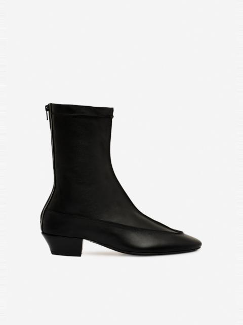 MAGDA BUTRYM Leather ankle boots in black