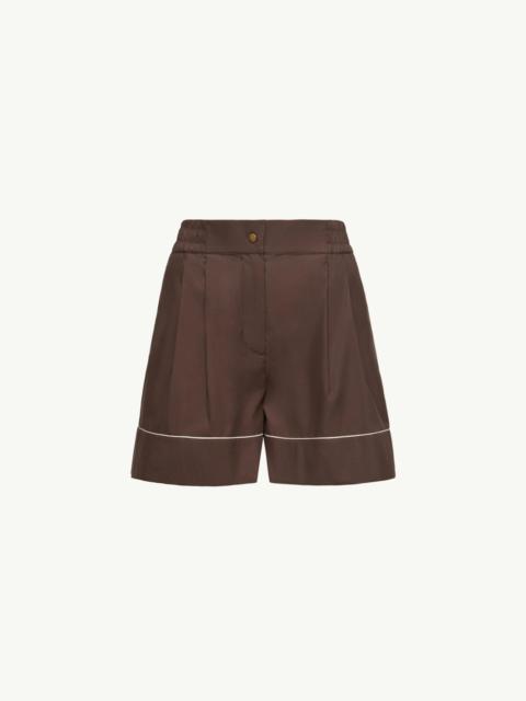 Moncler Tailored Cotton Blend Shorts
