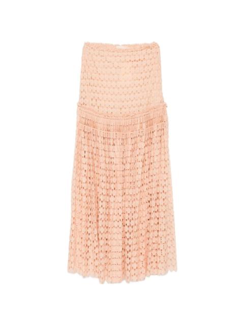 ULLA JOHNSON Aris lace maxi skirt