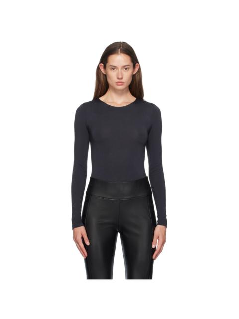 Wolford Navy Berlin Bodysuit