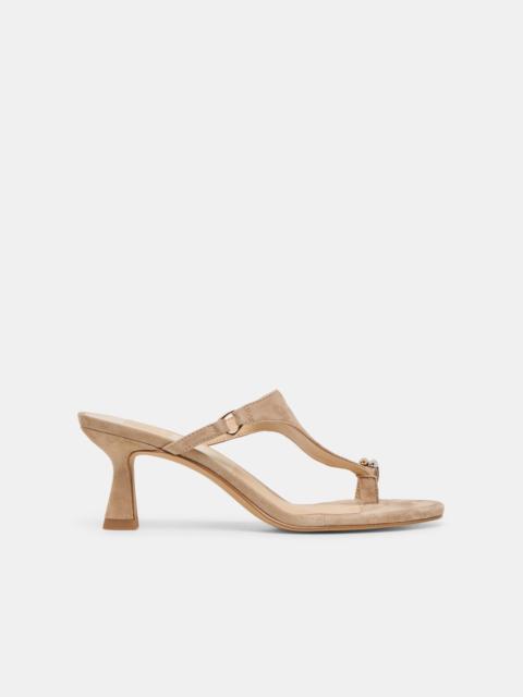dolce vita DERREL HEELS CAMEL SUEDE