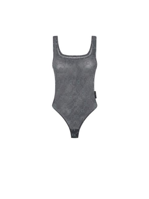 Recycled Mesh Flock Bodysuit