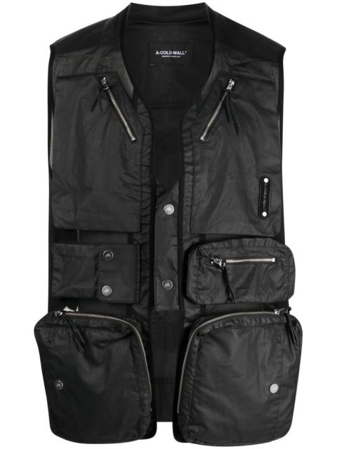 A-COLD-WALL* panelled utility vest