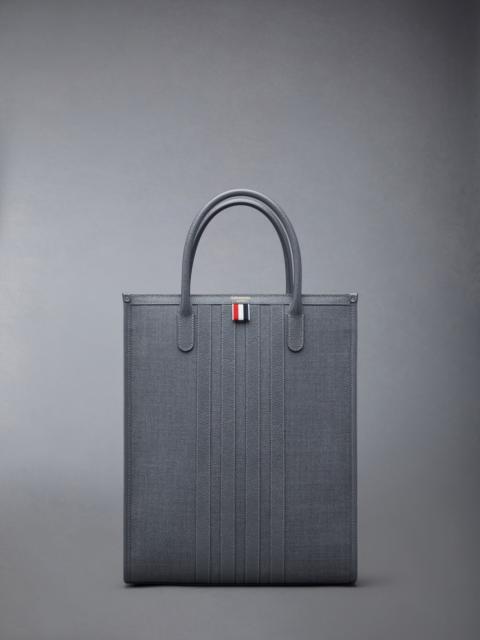 Thom Browne 4-Bar-stripes vertical tote bag