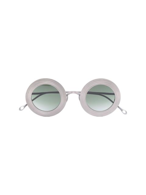 UMA WANG round-frame gradient sunglasses