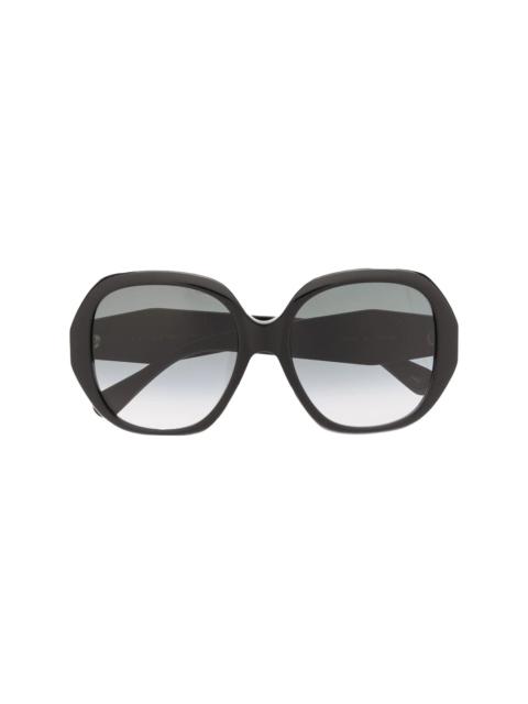 GUCCI oversized frame sunglasses