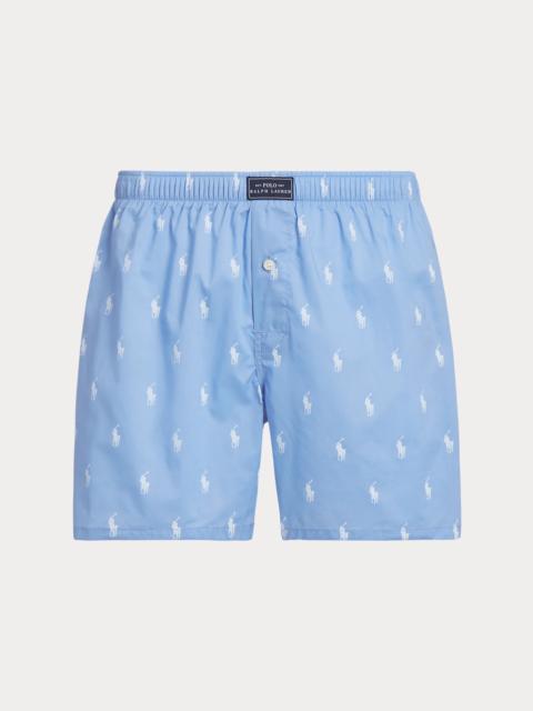 Polo Ralph Lauren Classic Woven Cotton Polo Pony Boxer