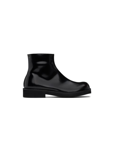 MM6 Maison Margiela Trunk 가죽 발목 부츠