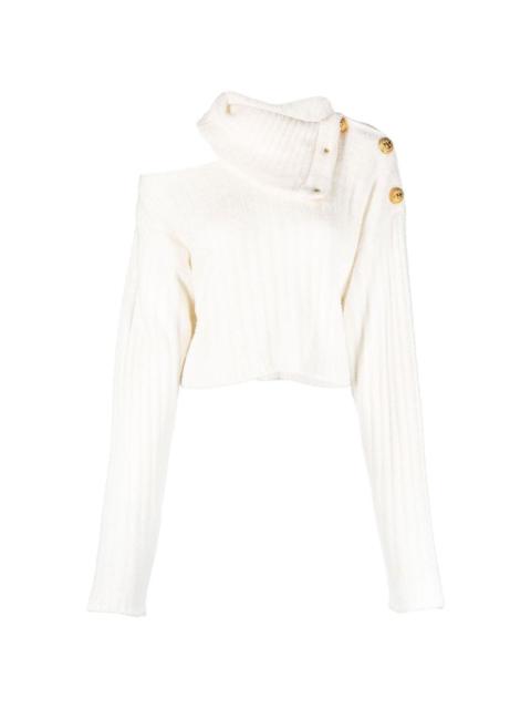 cut-out cropped jumper