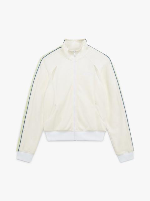 CASABLANCA White Laurel Track Zip Jacket | Casablanca Paris