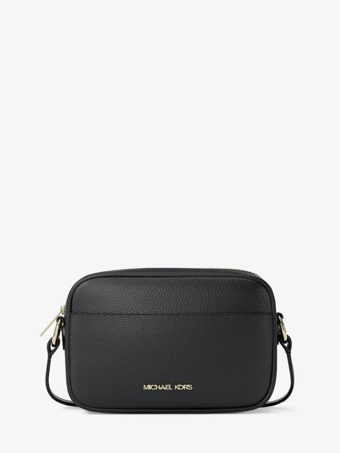 MICHAEL KORS Jet Set Small Pebbled Leather Camera Crossbody Bag