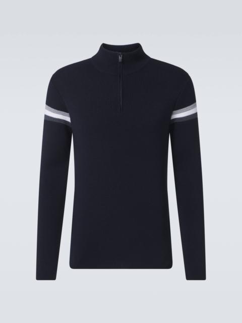 Fusalp Wengen IV wool half-zip sweater