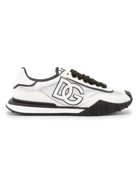 Dolce & Gabbana Men's New NY Leather-Blend Low-Top Sneakers - Bianco