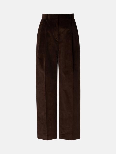 TOTEME Cotton corduroy wide-leg pants