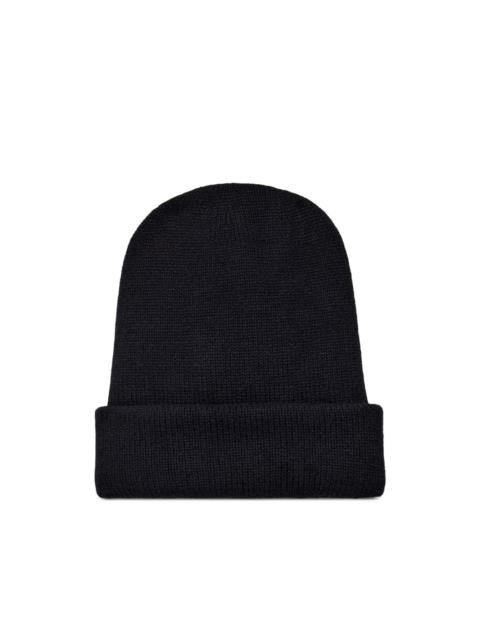 Another Tomorrow ribbed-knit beanie hat