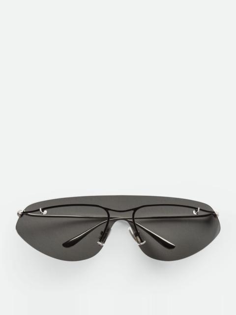 Bottega Veneta Knot Shield Sunglasses