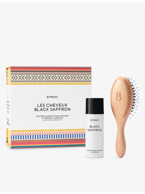 BYREDO Black Saffron Hair Perfume & Brush Set