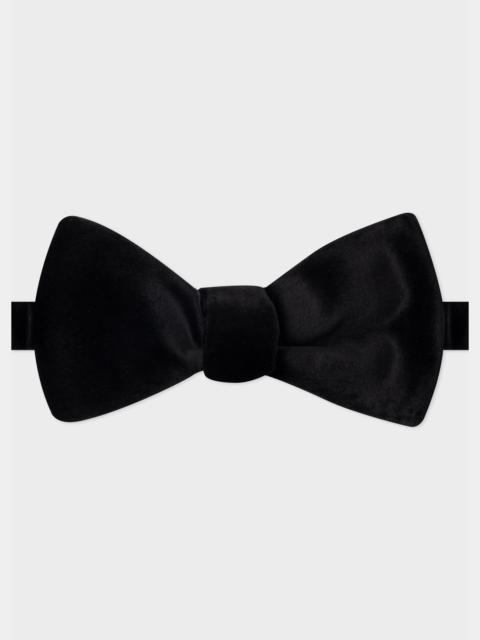 Paul Smith Men's Black Velvet Bow Tie
