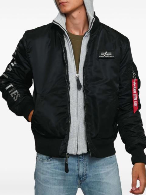 ALPHA INDUSTRIES hooded bomber jacket