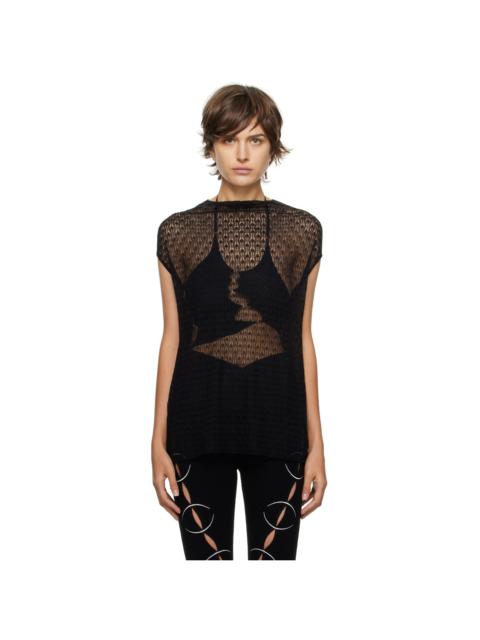 RUI Black Sheer T-Shirt