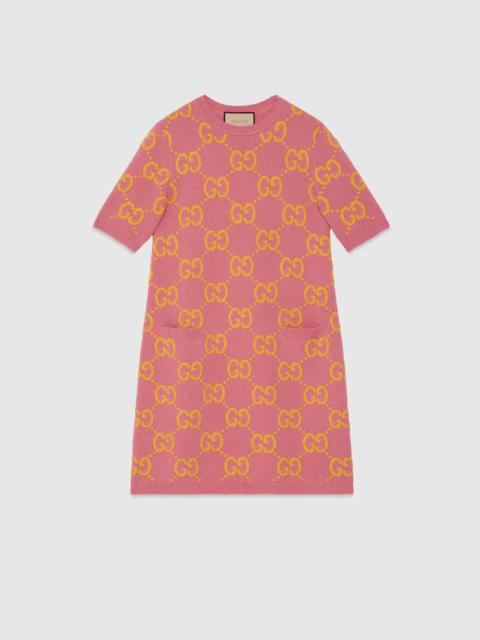 GUCCI GG knit wool dress