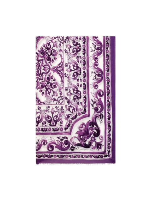 Dolce & Gabbana Majolica-print scarf