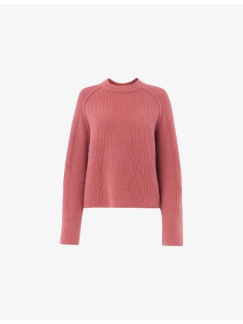 WHISTLES Aria Ribbed Knitted Jumper