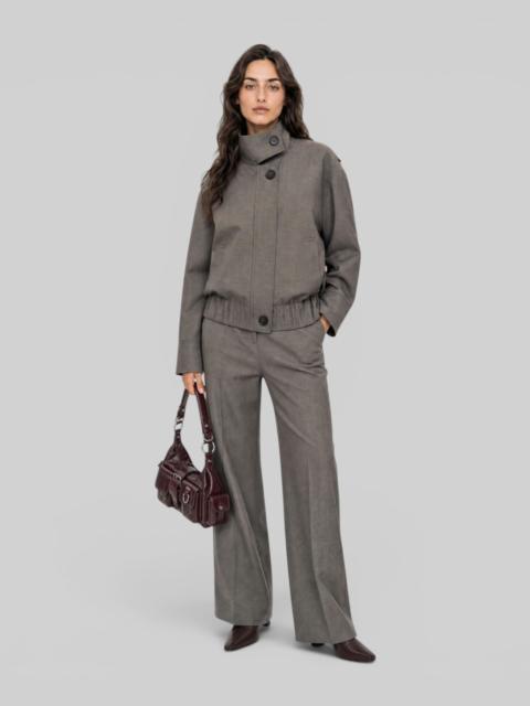 The Kooples BEIGE WOOL-BLEND JACKET