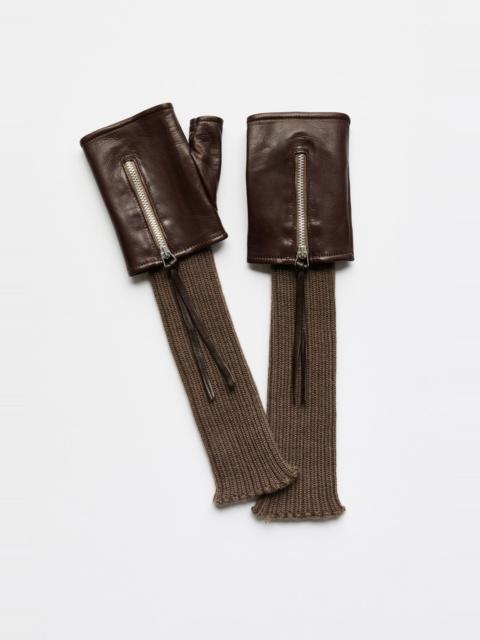 Our Legacy Wrist Warmer Cocoa Brown Nappa