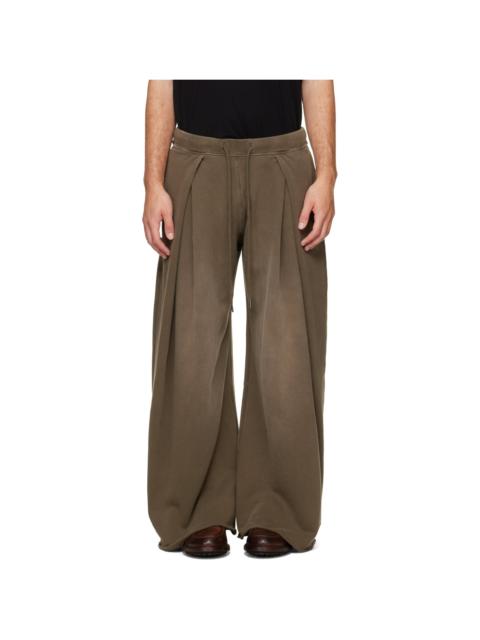R13 Khaki Foldover Sweatpants