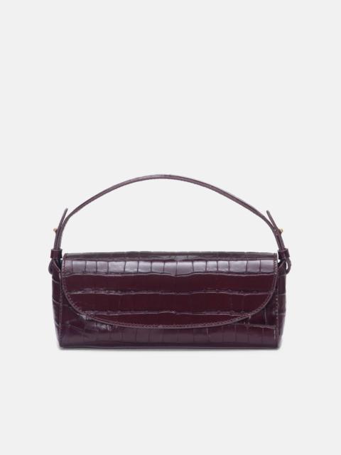 Vince Sabrina Croc-Embossed Leather Mini Top-Handle Bag
