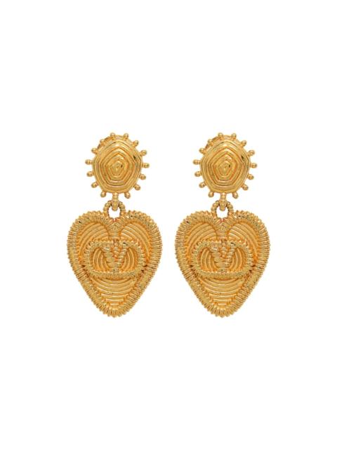 Valentino logo earrings