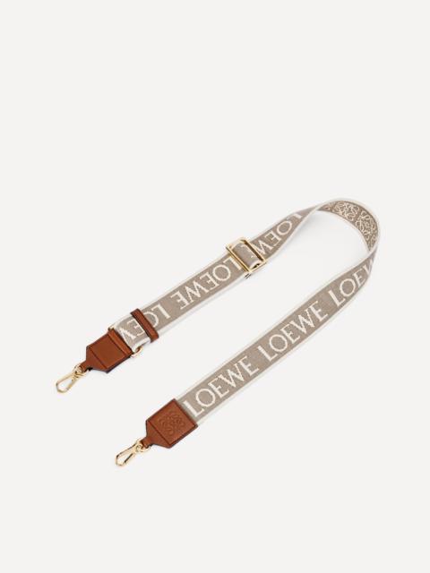 Anagram Jacquard and Calfskin Strap