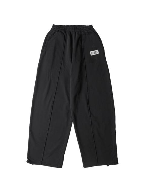 logo-tape track pants