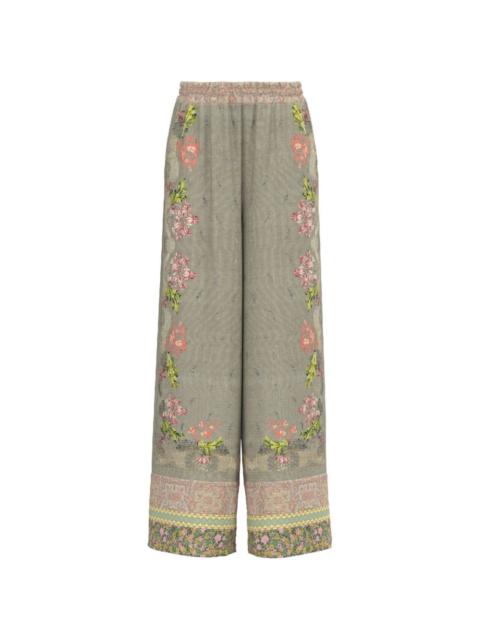 Pierre-Louis Mascia floral paisley palazzo pants