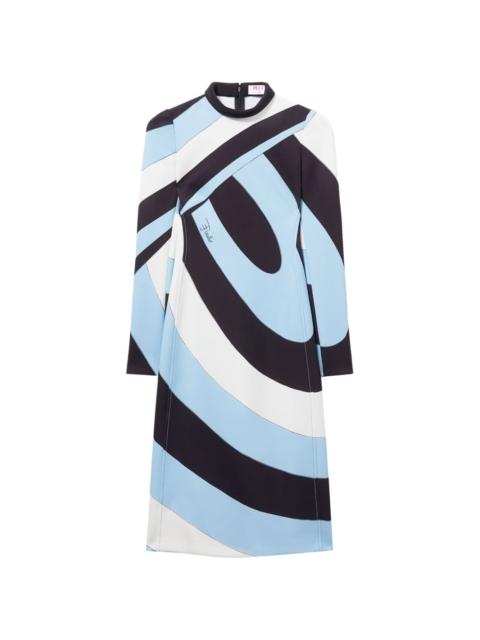 PUCCI Iride-print midi dress