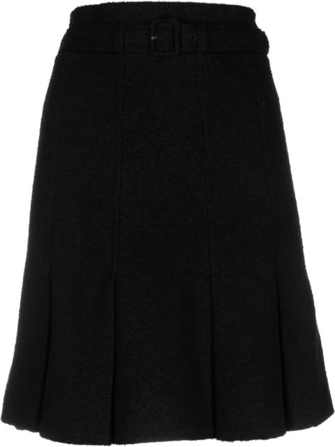 PATOU belted A-line skirt