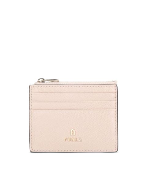 FURLA zip-fastening logo card holder
