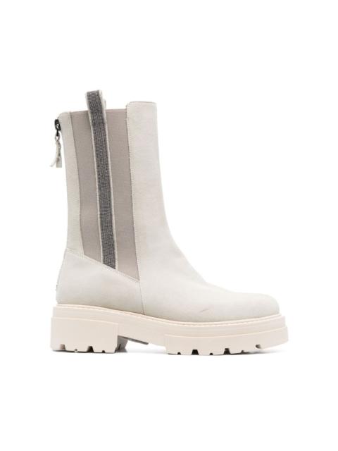 FABIANA FILIPPI 45mm chunky suede boots